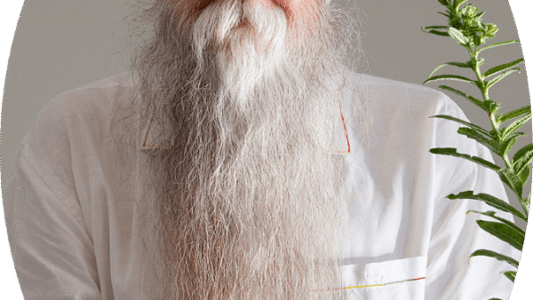 KP Khalsa with flower
